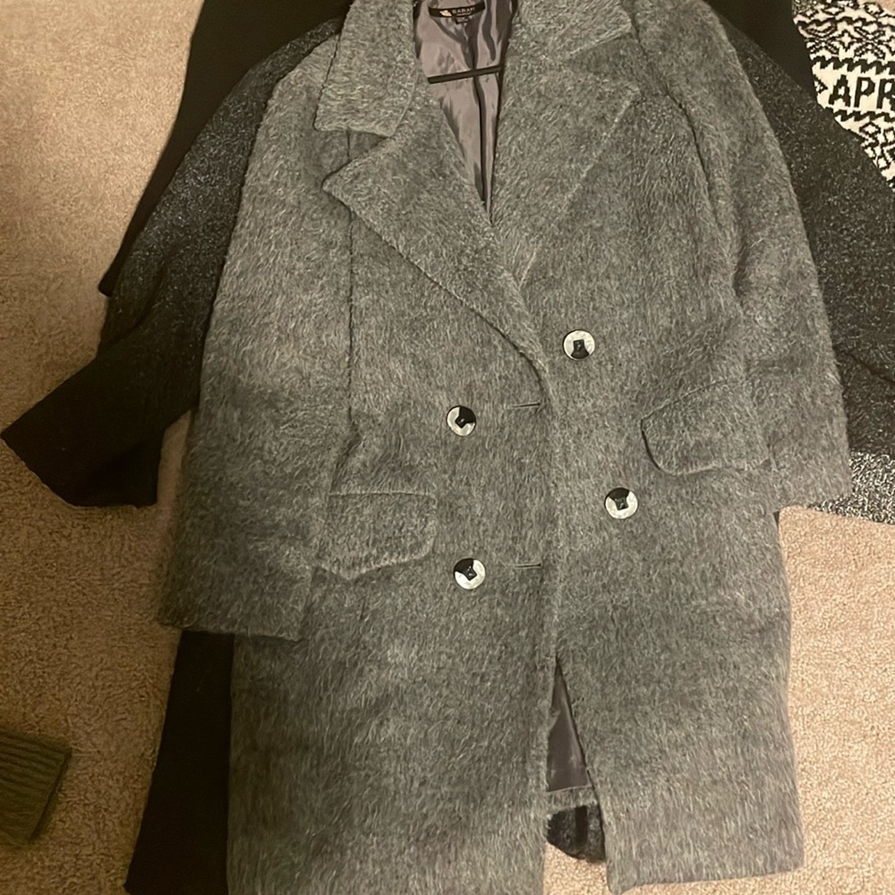 Gray coat